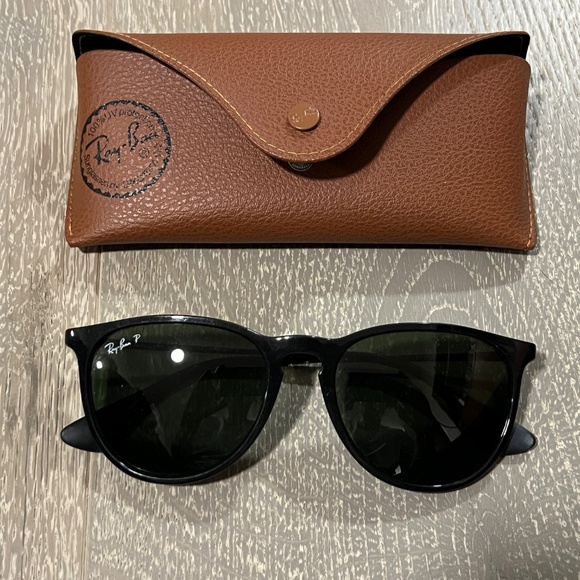 RAY-BAN polarized sunglasses with green lenses - Picture 3 of 9